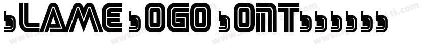 Flame Logo Font字体转换